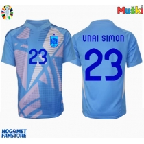 Španjolska Unai Simon #23 Golmanski Domaci Dres EP 2024 Kratak Rukav